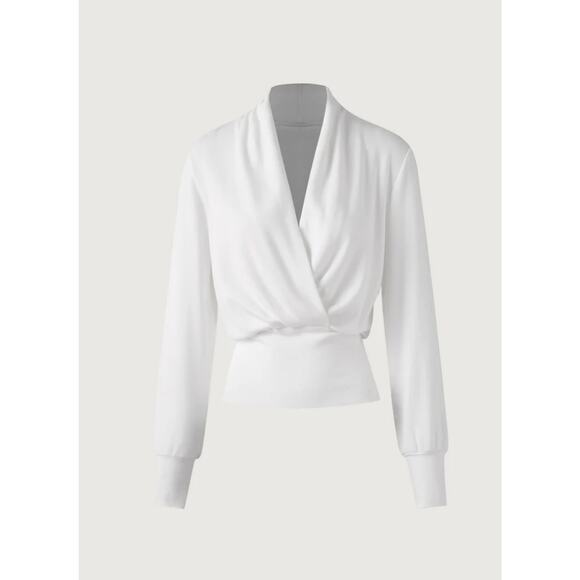 NWT XS Surplice Tuckable Top - Picture 3 of 7